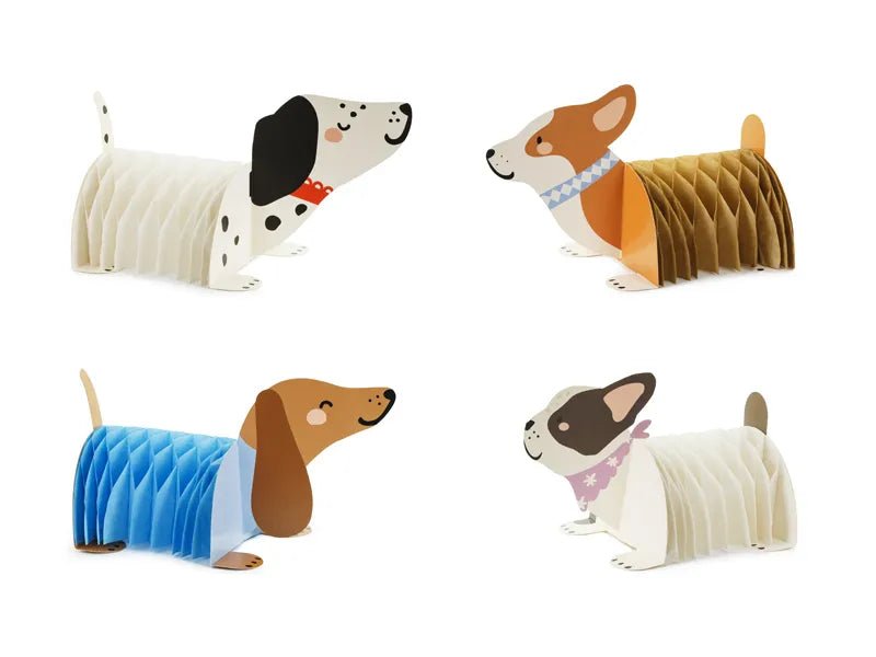 Hond Tafeldecoratie 30cm 4st van Partydeco koop je bij Partywinkel
