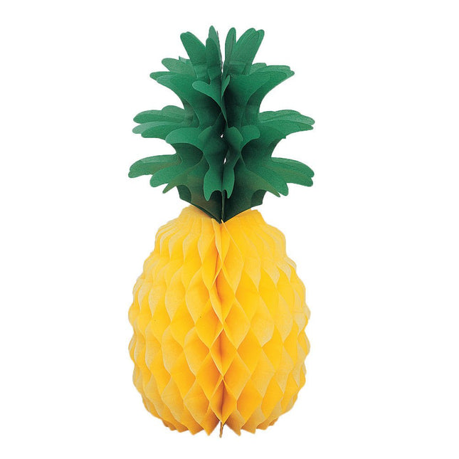 Honeycomb Ananas 35,6cm van Unique koop je bij Partywinkel