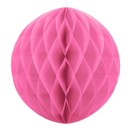Honeycomb Bal Roze 30cm van Partydeco koop je bij Partywinkel