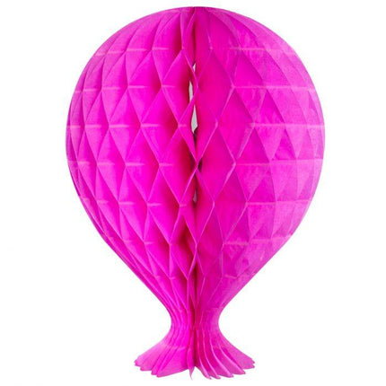 Honeycomb Ballon Fuchsia 37cm van Folat koop je bij Partywinkel