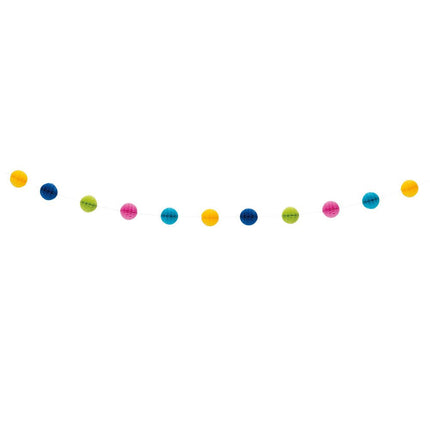 Honeycomb Slinger Gekleurd 2,2m van Unique koop je bij Partywinkel