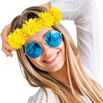 Hoofdband Bloemen Geel van Widmann koop je bij Partywinkel