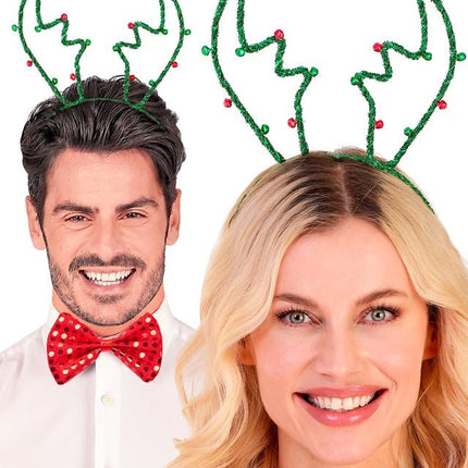 HOOFDBAND RENDIER GROEN van Widmann koop je bij Partywinkel