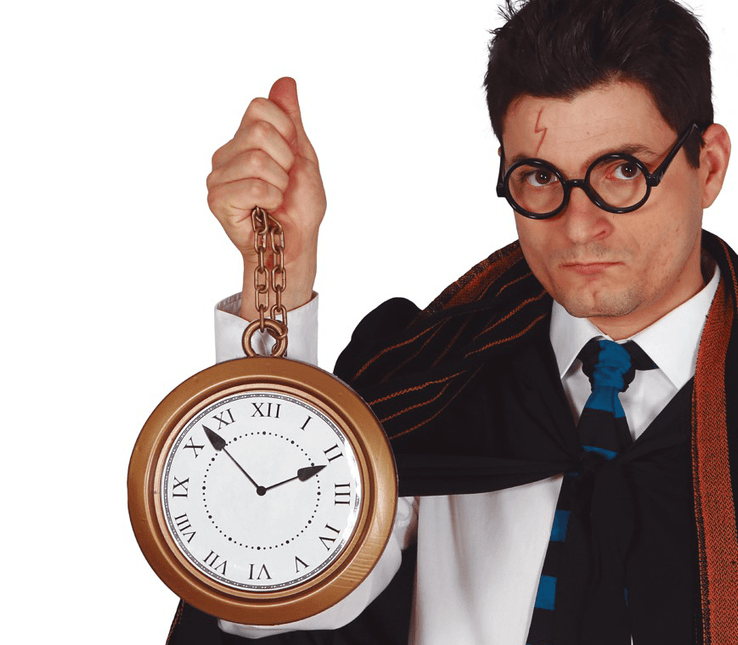 Horloge En Ketting 20cm van Fiestas Guirca koop je bij Partywinkel