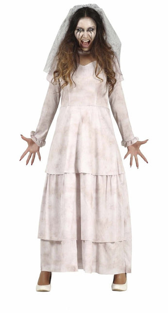Horror Geest Halloween Kostuum Dames van Fiestas Guirca koop je bij Partywinkel
