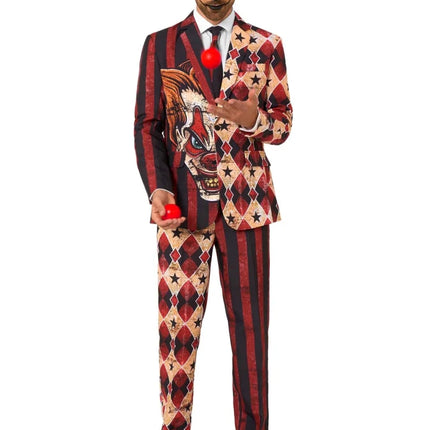 Horrorclown Kostuum Heren 3-delig van OppoSuits koop je bij Partywinkel