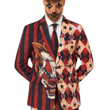 Horrorclown Kostuum Heren 3-delig van OppoSuits koop je bij Partywinkel