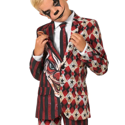 Horrorclown Kostuum Jongens 3-delig van OppoSuits koop je bij Partywinkel