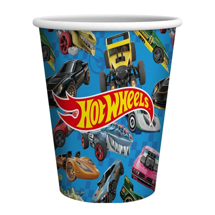 Hot Wheels -kupit, siniset, 250 ml, 8 kpl
