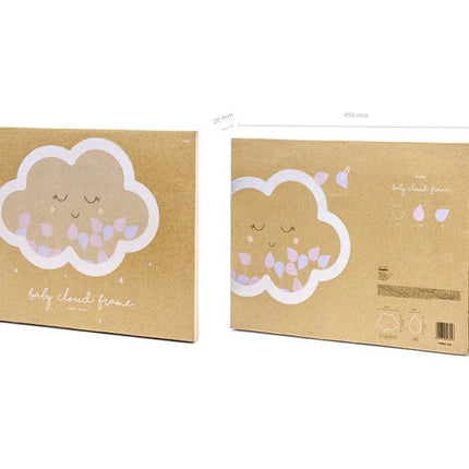 Houten Gastenboek Wolk 43cm van Partydeco koop je bij Partywinkel