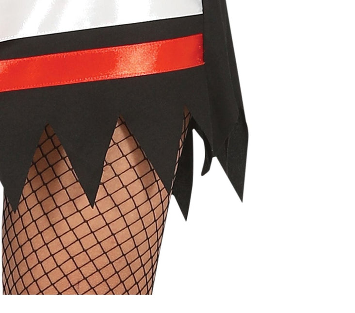 Ijshockey Halloween Kostuum Dames Rood Zwart van Fiestas Guirca koop je bij Partywinkel