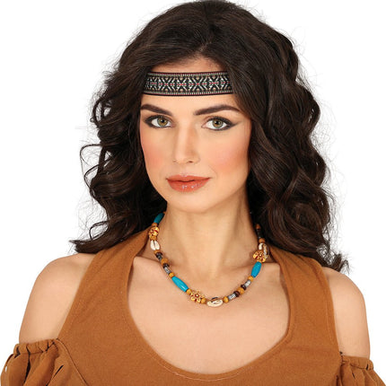 Indiaan Ketting van Fiestas Guirca koop je bij Partywinkel