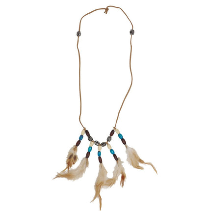 Indiaanse Veren Ketting van Fiestas Guirca koop je bij Partywinkel