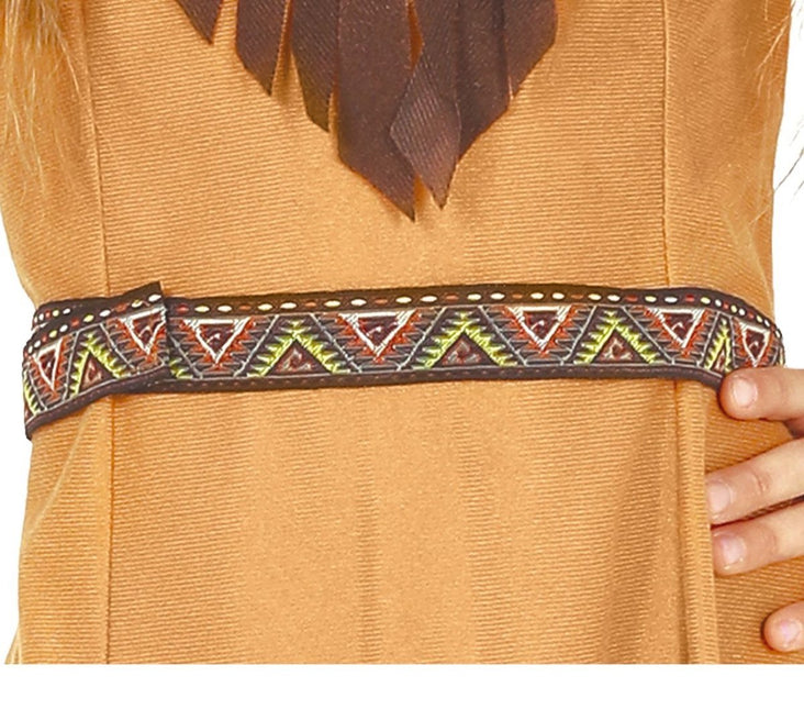 Indiaas Meisje Kostuum Bruin van Fiestas Guirca koop je bij Partywinkel