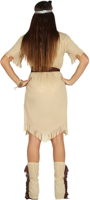 Indianen Kostuum Beige Dames van Fiestas Guirca koop je bij Partywinkel