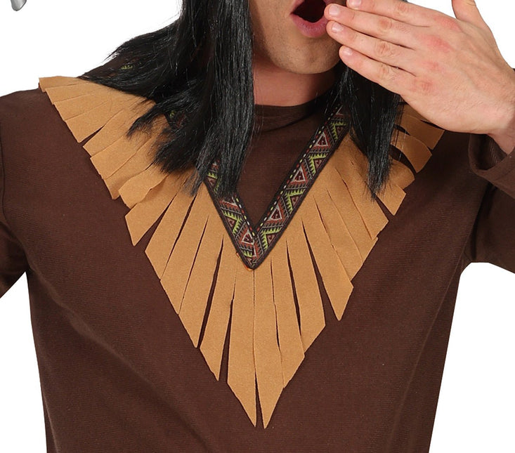 Indianen Kostuum Bruin Heren 2 delig van Fiestas Guirca koop je bij Partywinkel