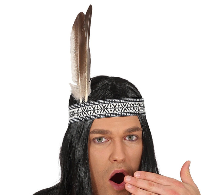 Indianen Kostuum Bruin Heren 2 delig van Fiestas Guirca koop je bij Partywinkel