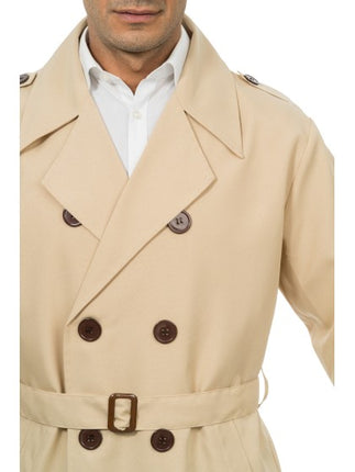Miesten beige Detective-trenchcoat