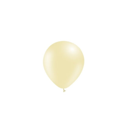 Ivoorkleurige Ballonnen 14cm 100st van Balloonia koop je bij Partywinkel
