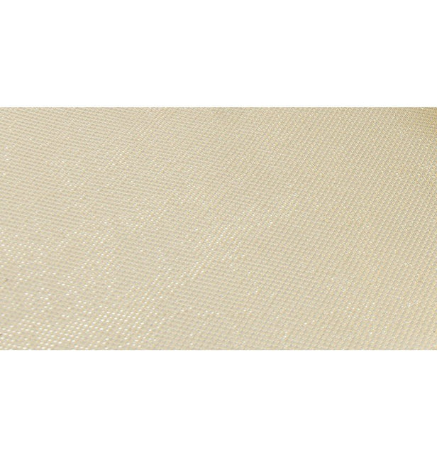 Ivoorkleurige Tafelloper Glossy 5m van CHAKS koop je bij Partywinkel