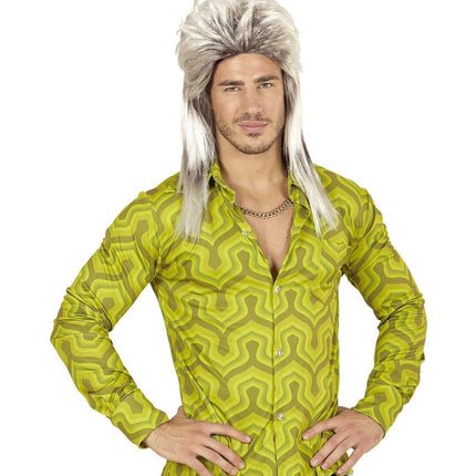 Jaren 80 Pruik Aso Lang Blond van Widmann koop je bij Partywinkel