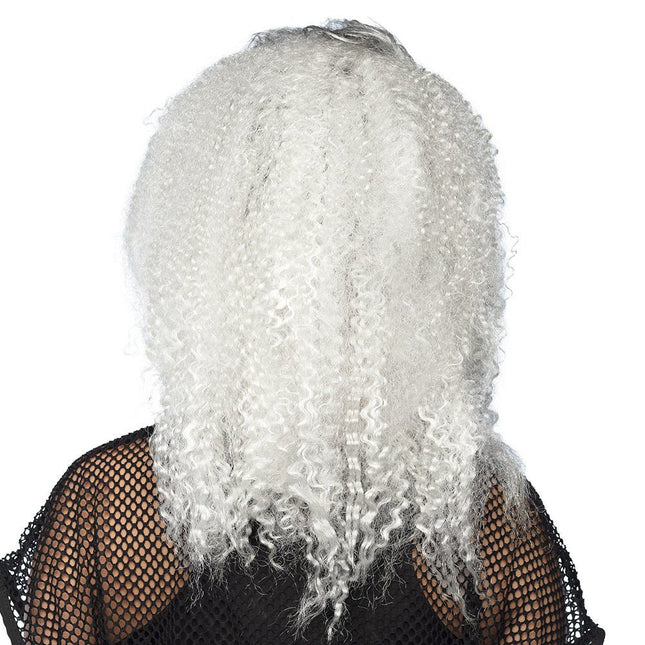 Jaren 80 Pruik Aso Wit Dames van Boland koop je bij Partywinkel