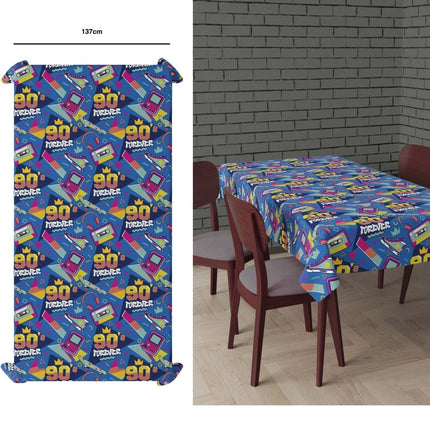 Jaren 90 Tafelkleed van Fiestas Guirca koop je bij Partywinkel