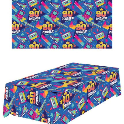 Jaren 90 Tafelkleed van Fiestas Guirca koop je bij Partywinkel