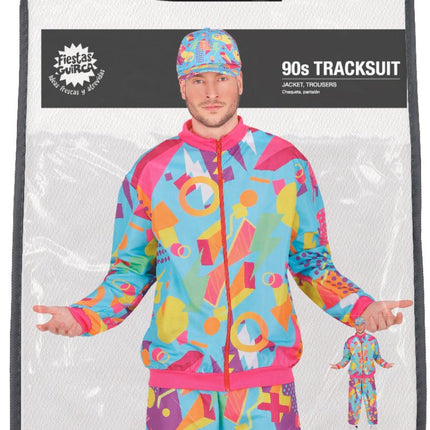 Jaren 90 Trainingspak Fout Heren van Fiestas Guirca koop je bij Partywinkel