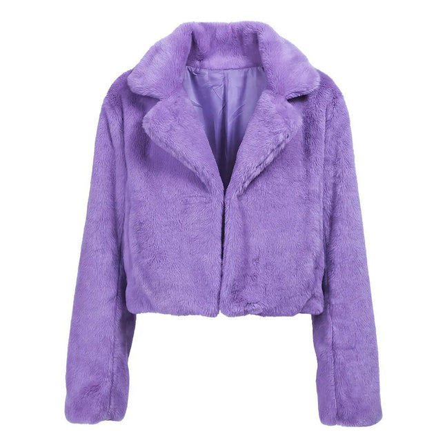 Jasje Fluffy rave lila (M/L) van Boland koop je bij Partywinkel