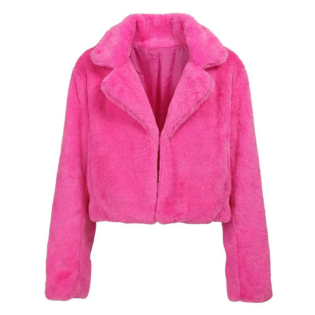 Jasje Fluffy rave neonroze (M/L) van Boland koop je bij Partywinkel