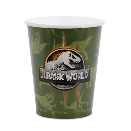Jurassic World bekers, 250 ml, mix van Partydeco koop je bij Partywinkel