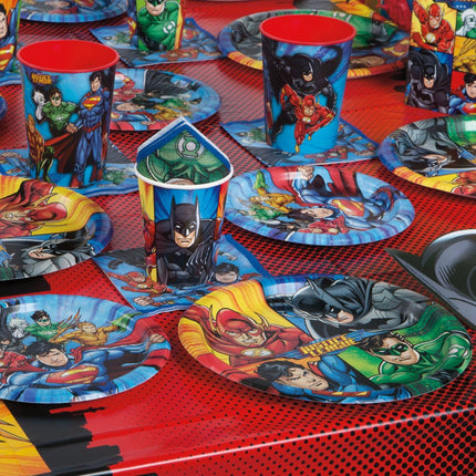 Justice League Tafelkleed 2,13m van Unique koop je bij Partywinkel