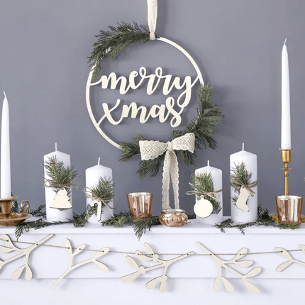 Kaarsen Wit 24cm 10st van Partydeco koop je bij Partywinkel