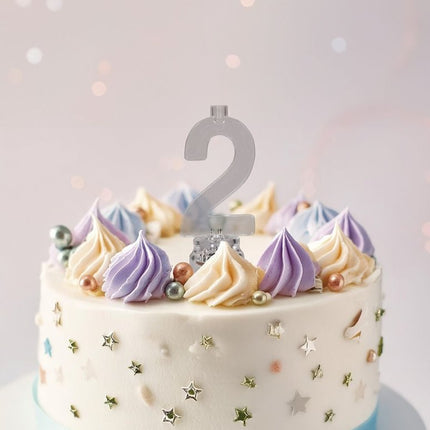 Kaarsenhouder 2 Jaar Led 13cm van Fiestas Guirca koop je bij Partywinkel