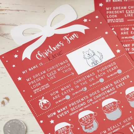 Kaart Christmas Fun van Ginger Ray koop je bij Partywinkel