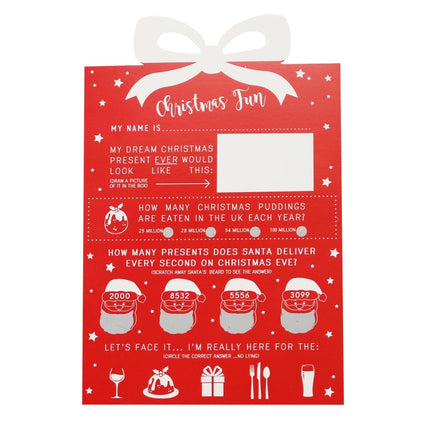 Kaart Christmas Fun van Ginger Ray koop je bij Partywinkel