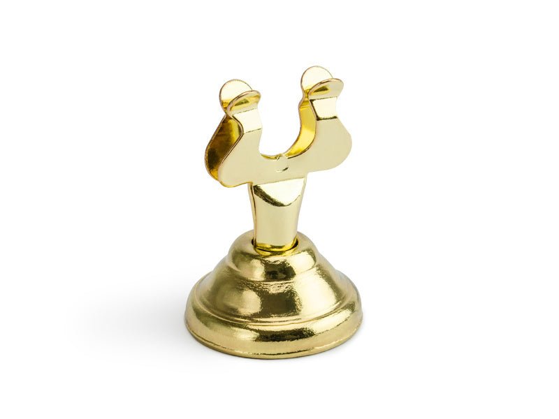 Kaarthouder Goud 4cm van Partydeco koop je bij Partywinkel