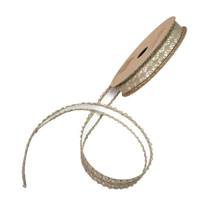Kant Lint Beige 1Cm 2m van CHAKS koop je bij Partywinkel