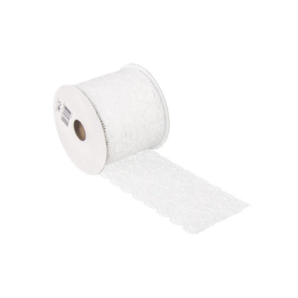 Kant Lint Wit 7Cm 2m van CHAKS koop je bij Partywinkel