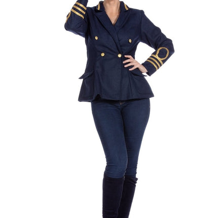 Kapitein Jas Dames van Wilbers & Wilbers koop je bij Partywinkel