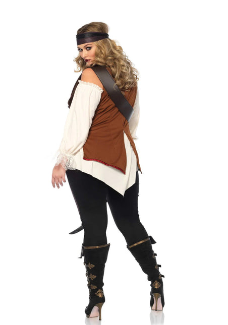 Kapitein Kostuum Dames Plus Size Leg Avenue van Leg Avenue koop je bij Partywinkel