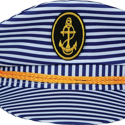 Kapitein Pet Blauw Wit van Fiestas Guirca koop je bij Partywinkel