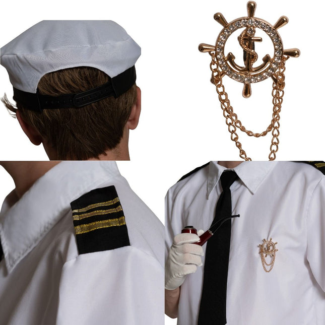 Kapitein Verkleedset 7 delig van PartyXclusive koop je bij Partywinkel