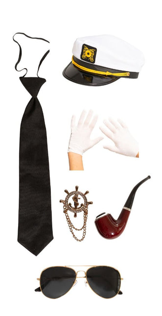 Kapitein Verkleedset 7 delig van PartyXclusive koop je bij Partywinkel