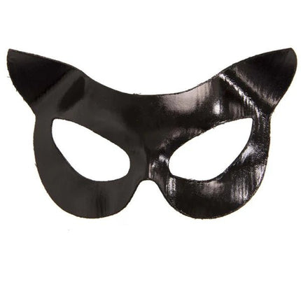 Kat Oogmasker Zwart Vinyl van Leg Avenue koop je bij Partywinkel