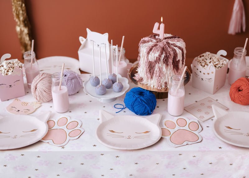 Kat Tafelkleed 1,8m van Partydeco koop je bij Partywinkel
