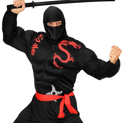 KATANA NINJA HOUT ZWART 100 CM van Widmann koop je bij Partywinkel