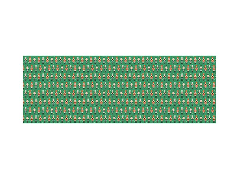 Kerst Cadeaupapier Notenkrakers 2m van Partydeco koop je bij Partywinkel