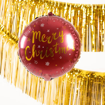 Kerst Helium Ballon Merry Christmas Leeg 45cm van Folat koop je bij Partywinkel